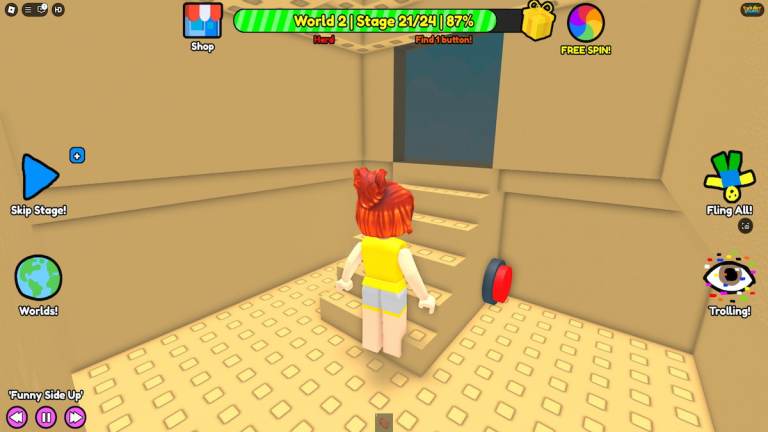 Robloxボタンのウォークスルーを見つけます