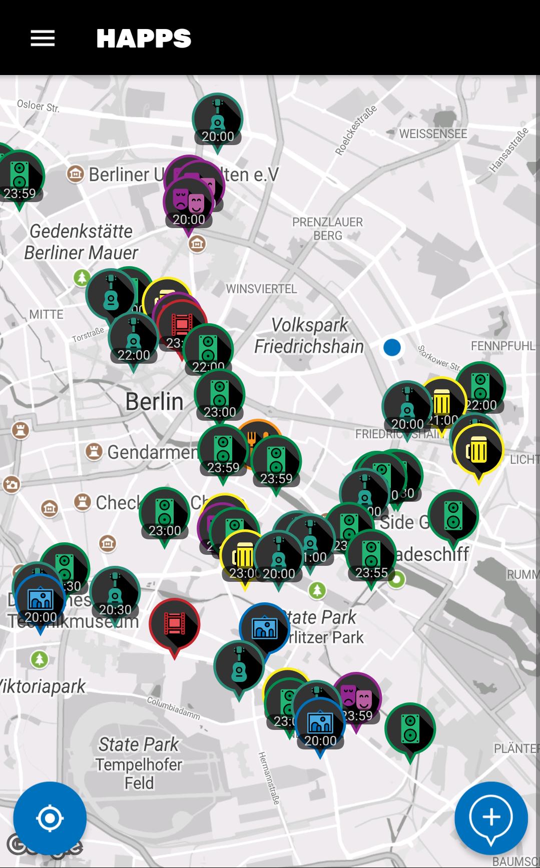 HAPPS - Was ist los in deiner Stadt?