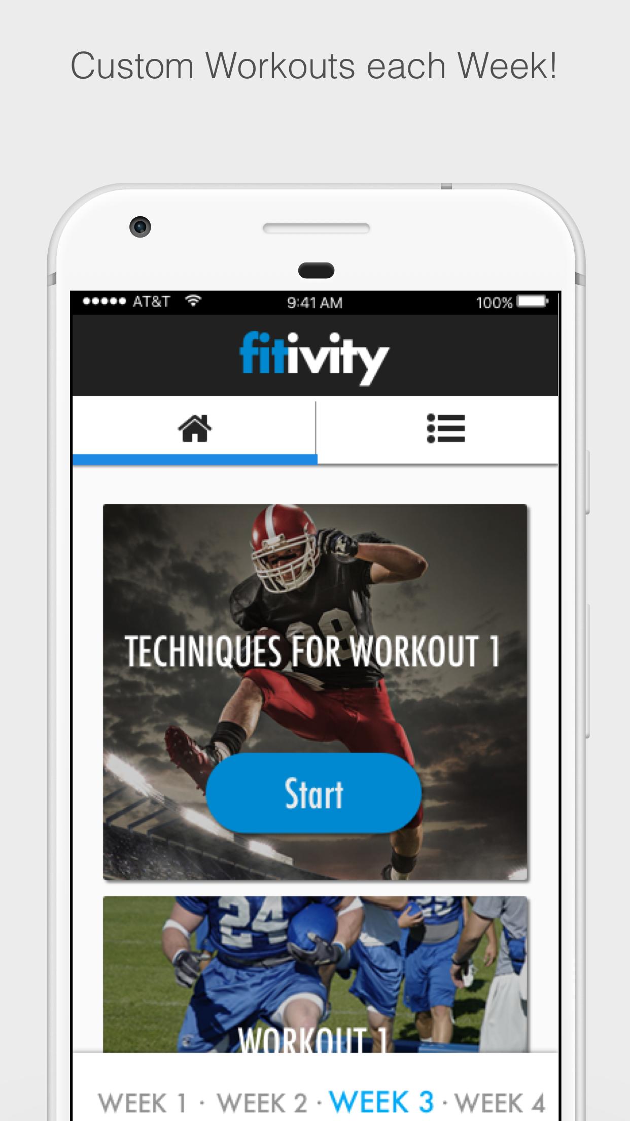 Football Running Back Program