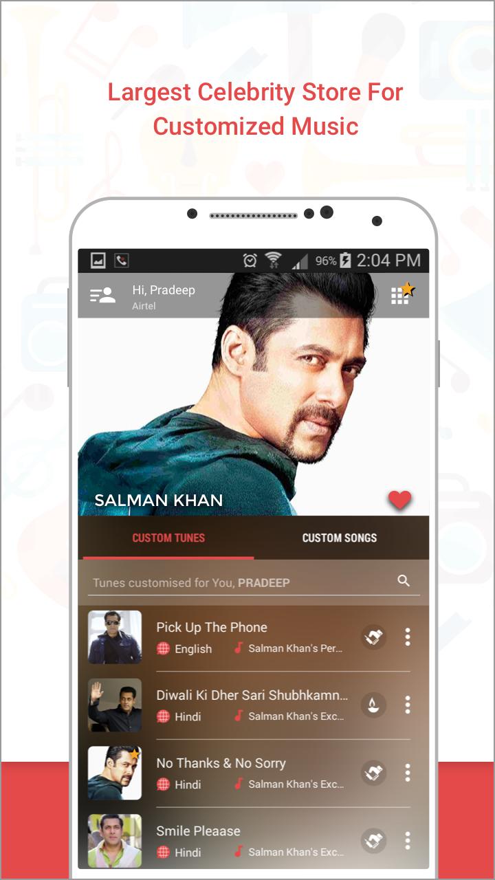 Caller Tunes, Celebrities & So