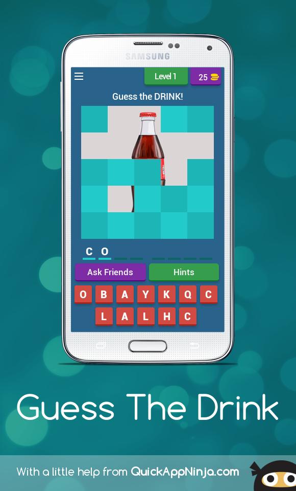 Guess the Drink - QUIZ Game