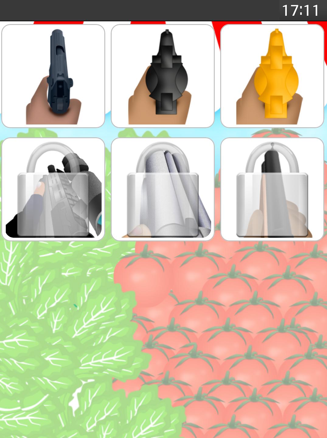 Vegetables Shooting Games