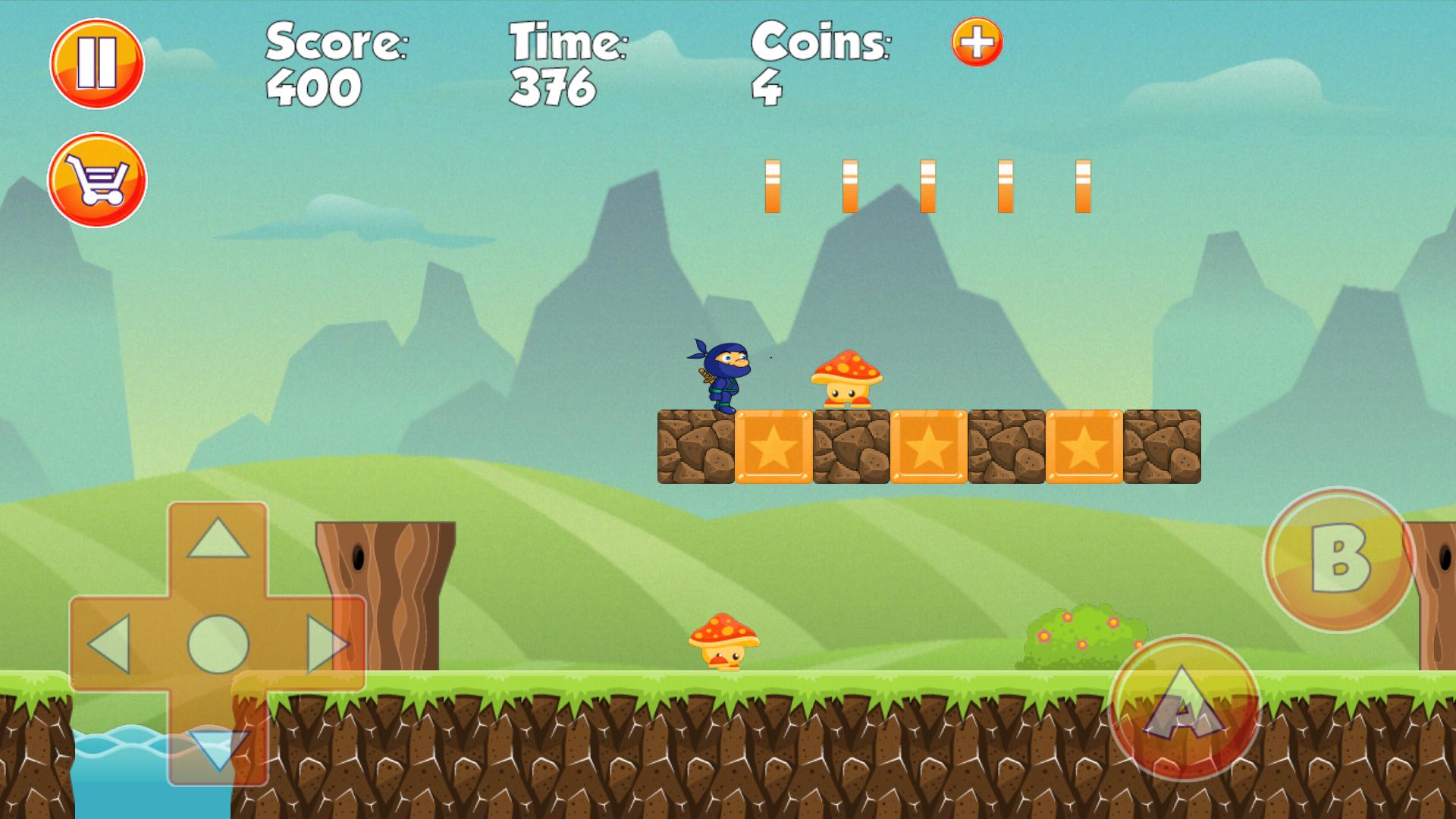 Forest World Of Mario Ninja