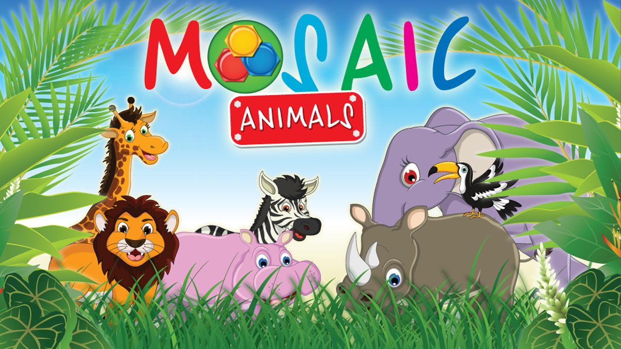 Animated puzzle game animals