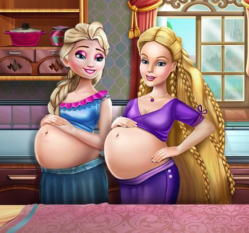 Elsa & Ellie Pregnant BFFs