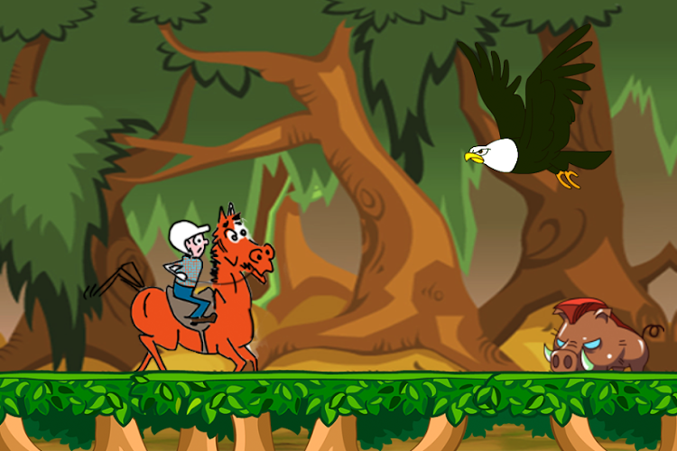 Spooky Jumpy Horse