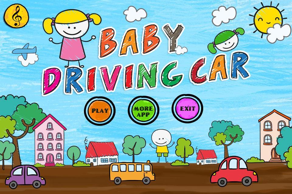 Baby Driving Car