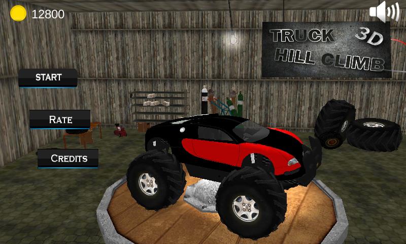 Monster Truck Hill Climb Race