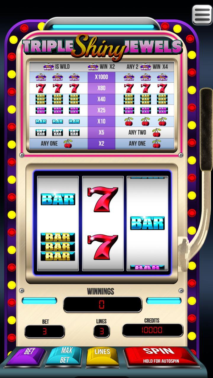 FREE SLOTS:Triple Shiny Jewels
