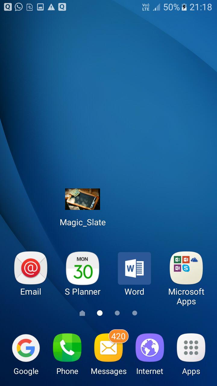 Magic Slate (White Board)