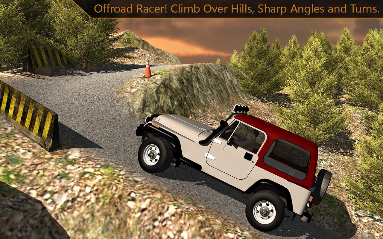 Offroad Jeep mountain climb 3d