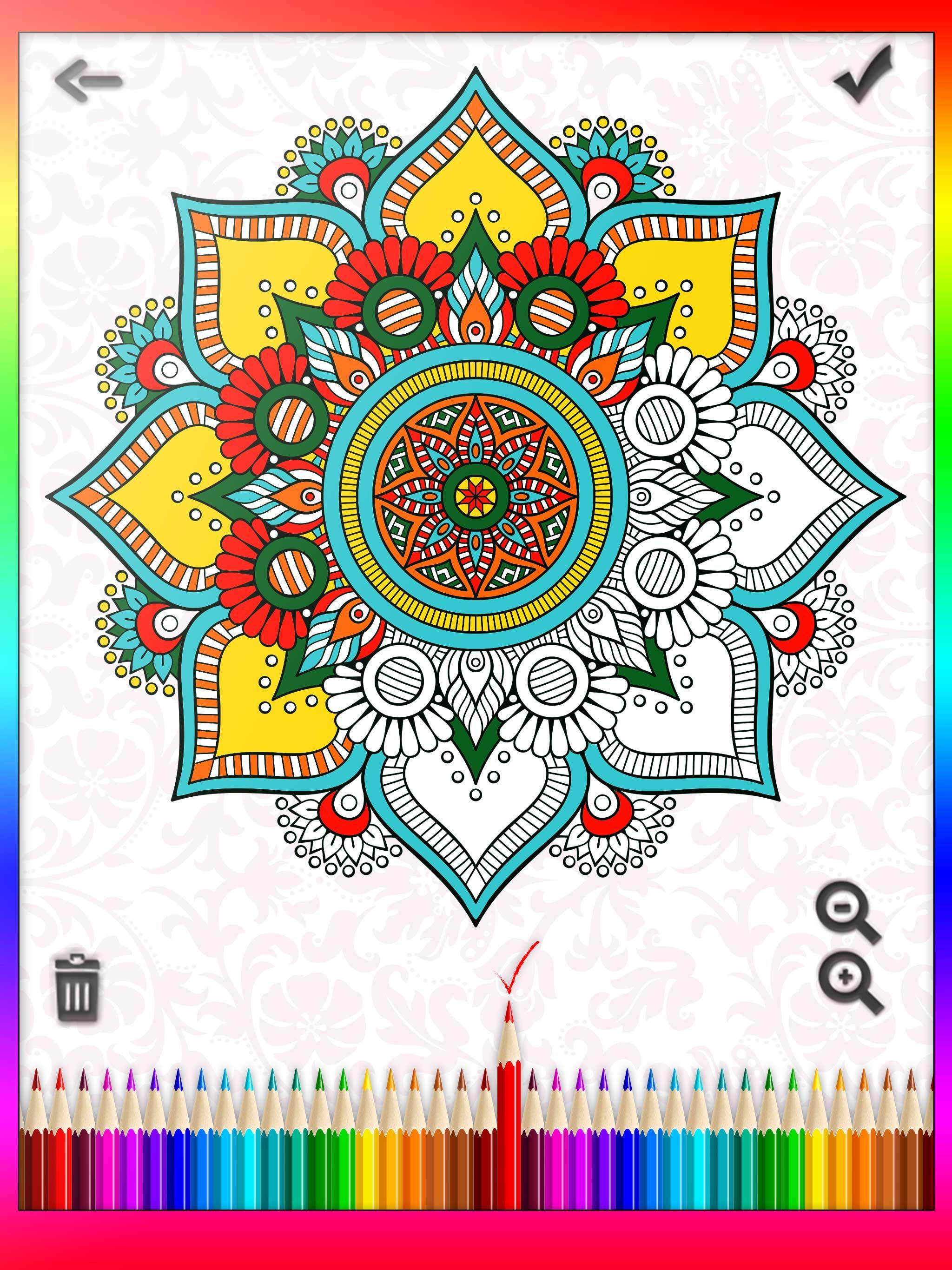 Mandala Color By Number Coloring Book