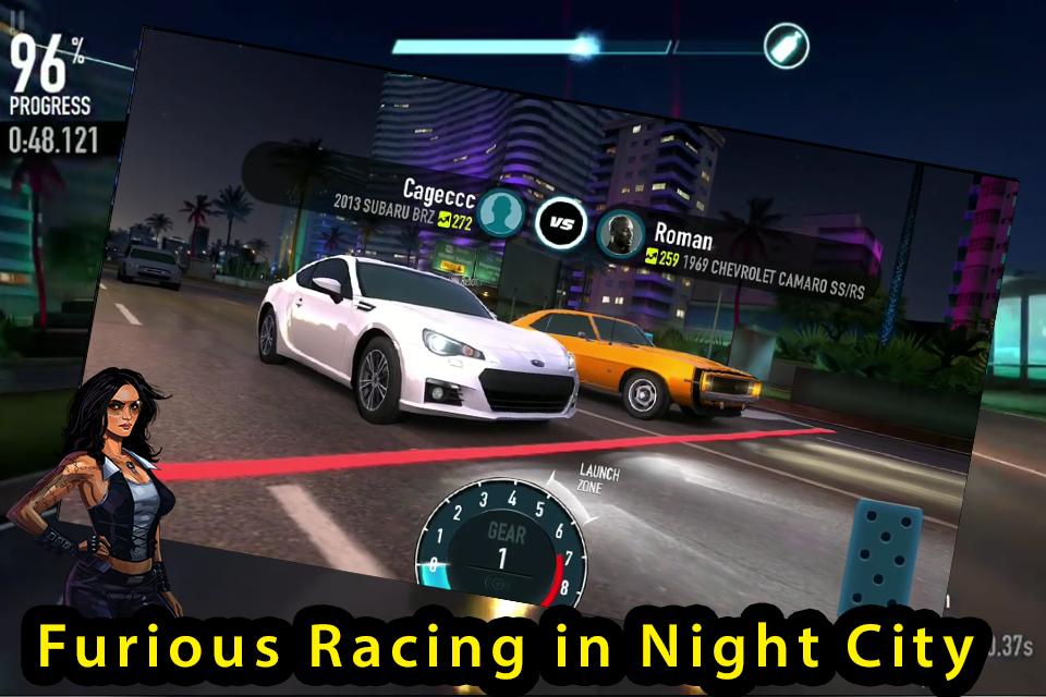 Speed Racing In Night City